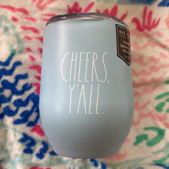 Rae Dunn Insulated Stainless Steel Wine Glass - Picture 3 of 9